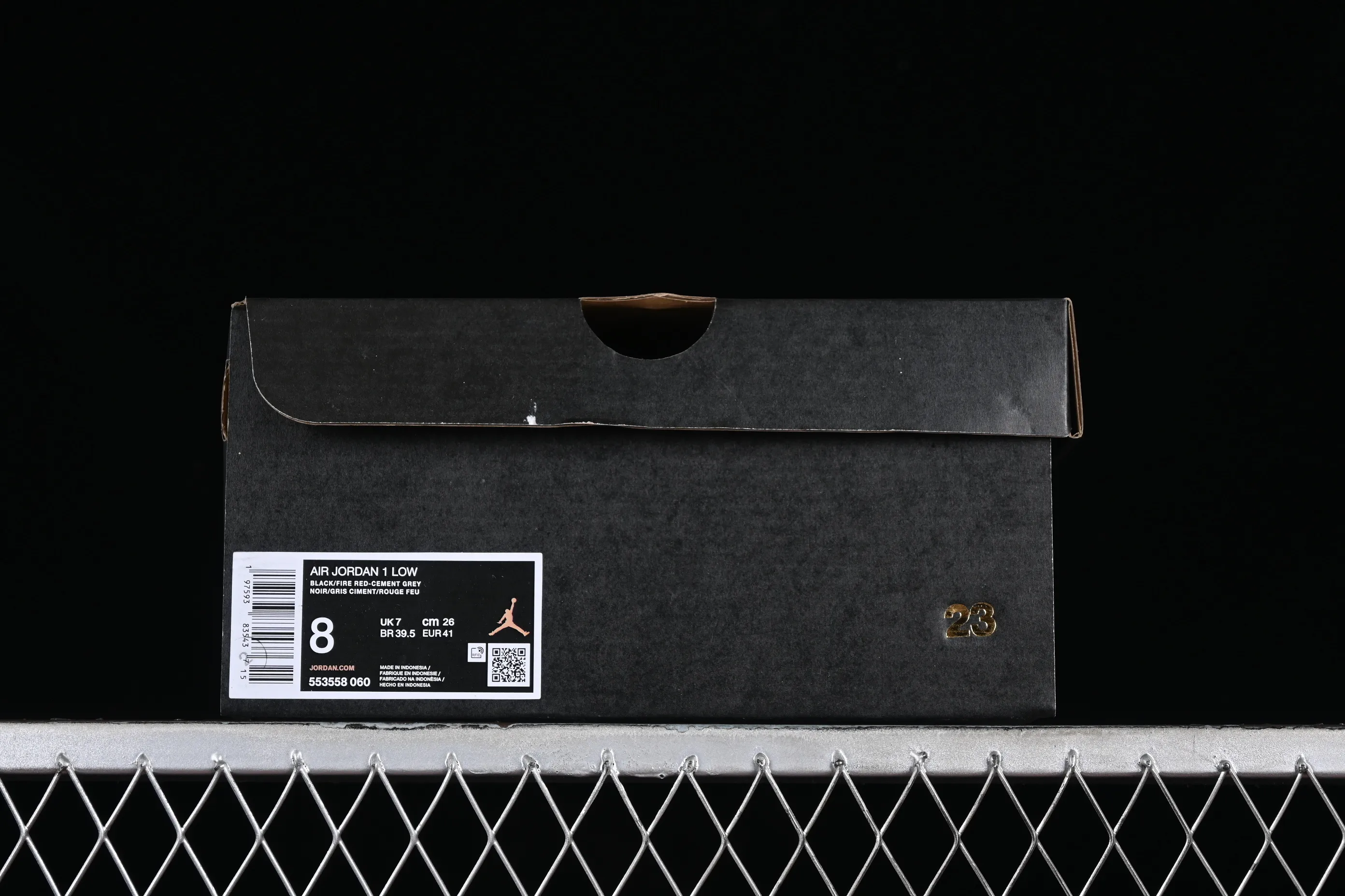 All categories Air Jordan Jordan series basketball shoes Air Jordan 1 Low Air Jordan 1 Low AJ1 Joe 1 cement gray low state cultural casual sneakers 553558-060